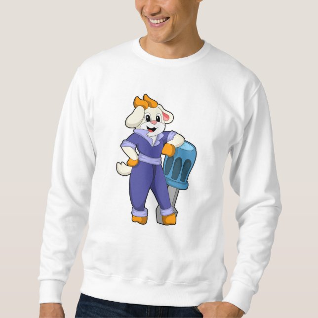 Goat as Mechanic with Screwdriver Sweatshirt (Front)