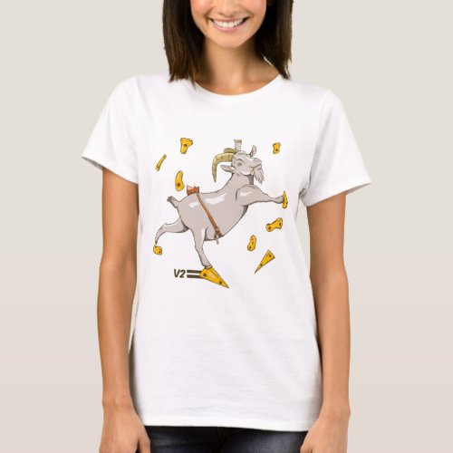 Goat at a climbing gym T_Shirt