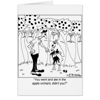 Goat Ate In The Apple Orchard Cards