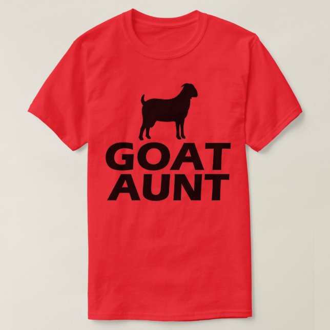 Goat Aunt  T-Shirt (Design Front)