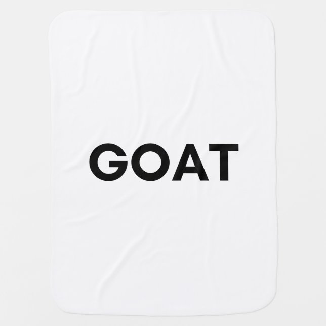 goat baby blanket (Front)