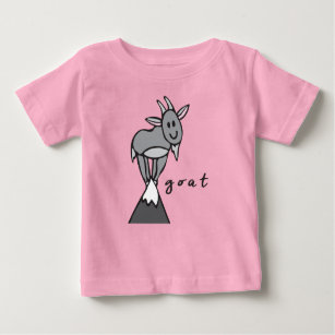 Goat Baby Top or T-Shirt (with underbase)