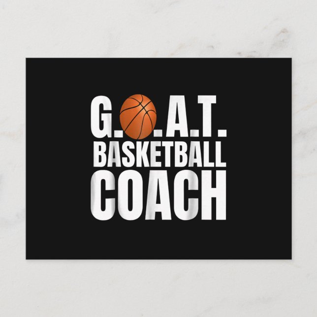 Goat Basketball Coach Gift Postcard (Front)