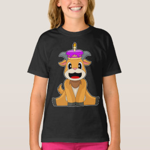 Goat Birthday Candle Cake T-Shirt