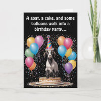 Goat Birthday Surprise – Funny & Witty