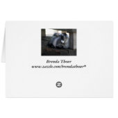 Goat Blank Card (Back Horizontal)