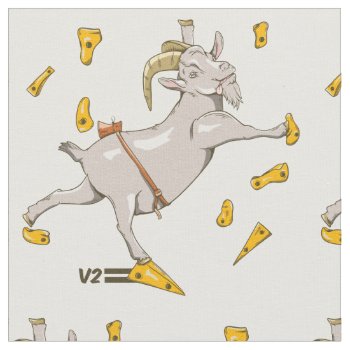 Goat Bouldering Gym Fabric by earlykirky at Zazzle