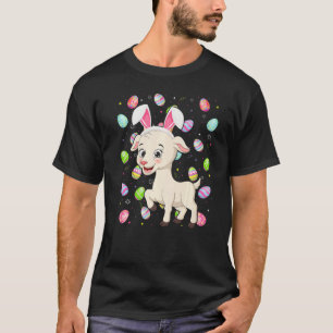 Goat Bunny Easter Egg Funny Goat Easter Sunday T-Shirt
