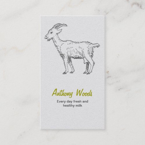 Goat business card