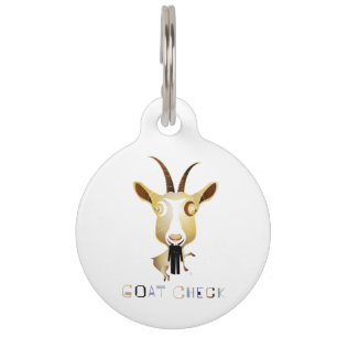 Goat Check – ZooDo Illustration Pet Name Tag