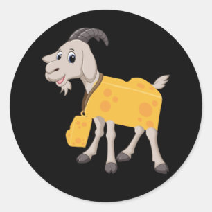 Goat Cheese for Goat Cheese Lovers Classic Round Sticker