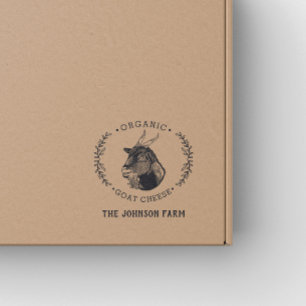 Goat Cheese Milk Farm Name  Rubber Stamp