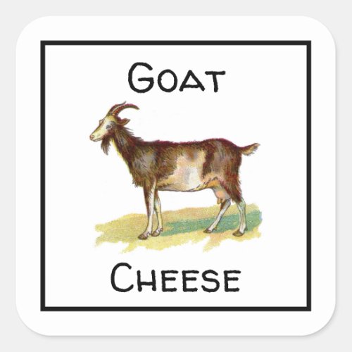 Goat Cheese Square Sticker