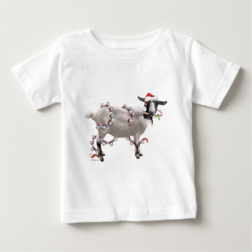 Goat Christmas Baby T_Shirt