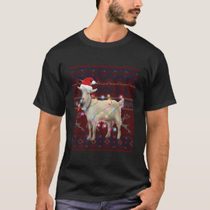 Goat Christmas Lights Ugly Sweater Goat Lover Gift