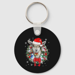 Goat Christmas Ornament Decoration Gift Xmas Gift Keychain