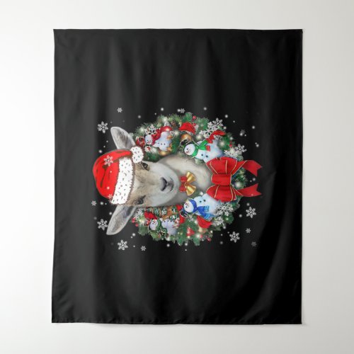 Goat Christmas Ornament Tapestry