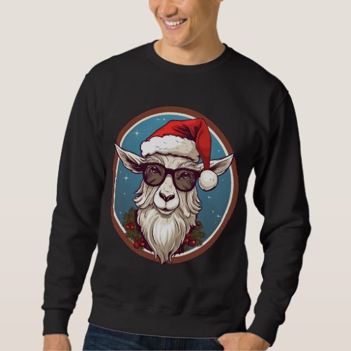 Goat Christmas Sweatshirt