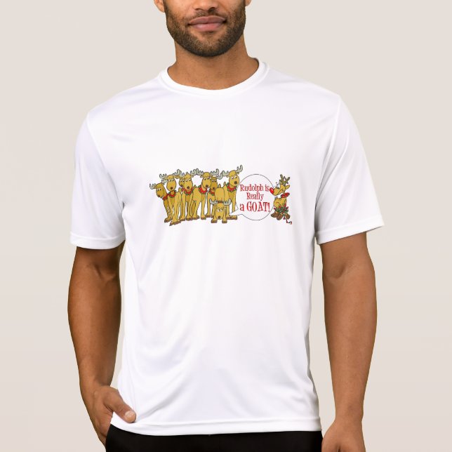 Goat Christmas T-Shirt (Front)