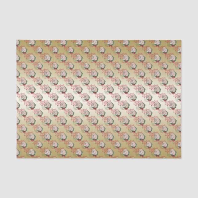 GOAT | Christmas Wishes Baby Goat Kisses Angora Tissue Paper (Front)