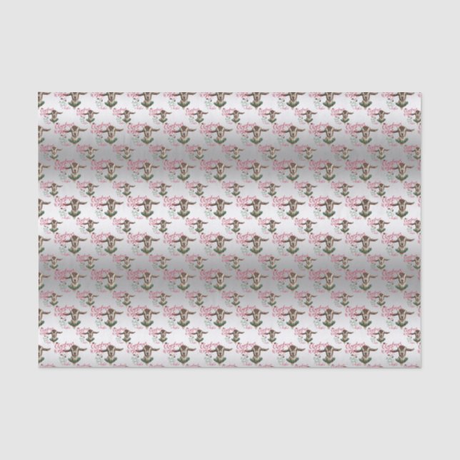 GOAT | Christmas Wishes Baby Goat Kisses Togg Tissue Paper (Front)