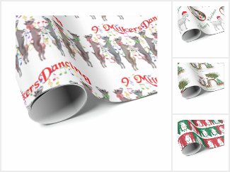 GOAT Christmas Wrapping Paper