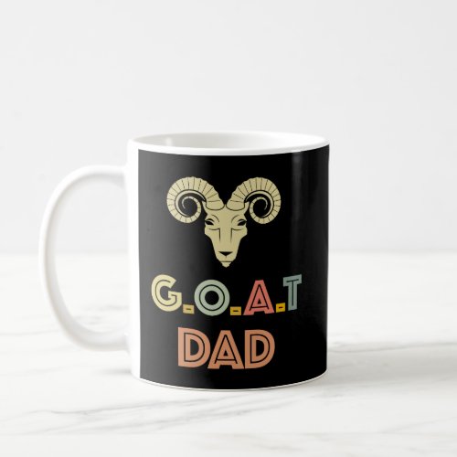 Goat Dad Greatest Dad Of All Time Funny Fathers Da Coffee Mug
