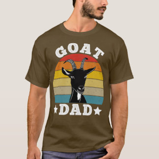 Goat Dad Retro Vintage  T-Shirt