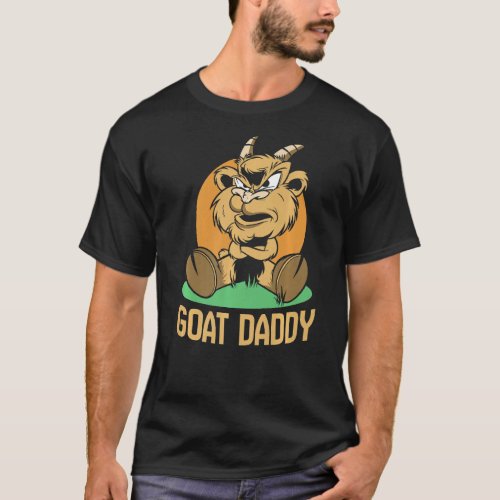 Goat Daddy Pet Owner Animal  Dad Father Papa Fathe T_Shirt