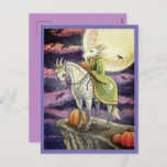 GOAT DEMON, SURE FOOTED STEED FANTASY HALLOWEEN HOLIDAY POSTCARD