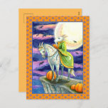 GOAT DEMON, SURE FOOTED STEED FANTASY HALLOWEEN HOLIDAY POSTCARD