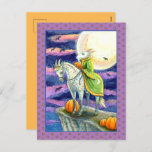 GOAT DEMON, SURE FOOTED STEED FANTASY HALLOWEEN HOLIDAY POSTCARD