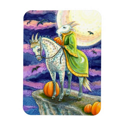 GOAT DEMON SURE FOOTED STEED FANTASY HALLOWEEN MAGNET