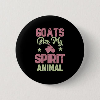 Goat design button