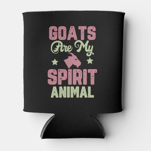 Goat design can cooler (Front)