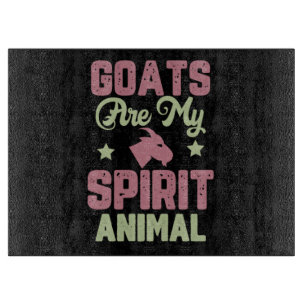 Goat design cutting board