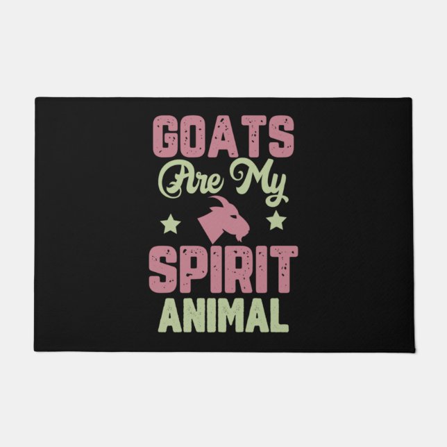 Goat design doormat (Front)