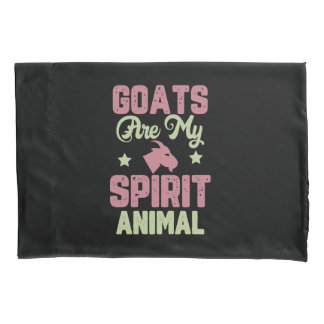 Goat design pillow case