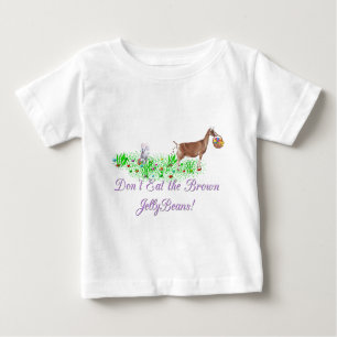 Goat Don't Eat the Brown Jelly Beans Baby T-Shirt