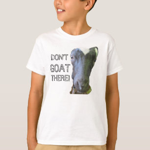 Goat "DON'T GOAT THERE" Kids Basic T-Shirt