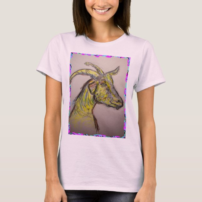 goat drawing T-Shirt (Front)
