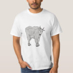 Goat Drawing T-shirt at Zazzle