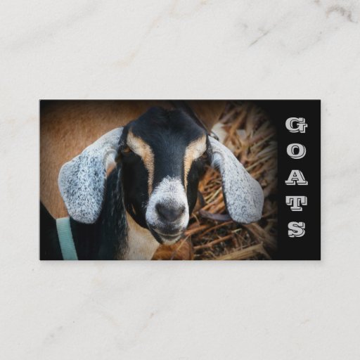 Customizable Goat Farm  Business Cards