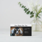 Goat Farm  Business Cards (Standing Front)