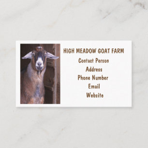 Goat Farm Custom Business Card