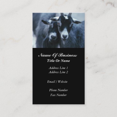 Goat Farmer Business Card