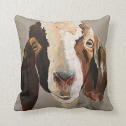Goat Farmhouse Pillow