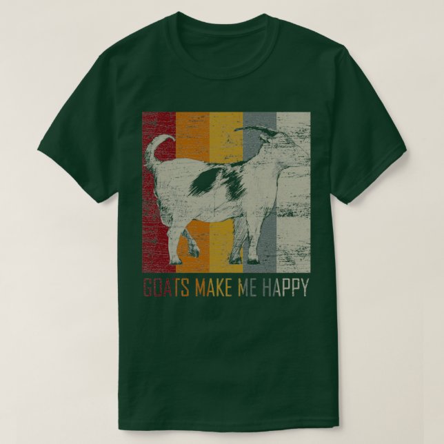 Goat favorite animal  T-Shirt (Design Front)