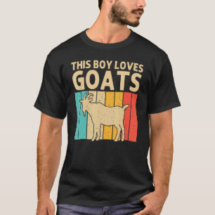 Goat For Boys Kids Men Goat Whisperer T-Shirt