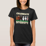 Goat For  Cool Celebrate Diversity Goat T-Shirt<br><div class="desc">Goat For  Cool Celebrate Diversity Goat</div>